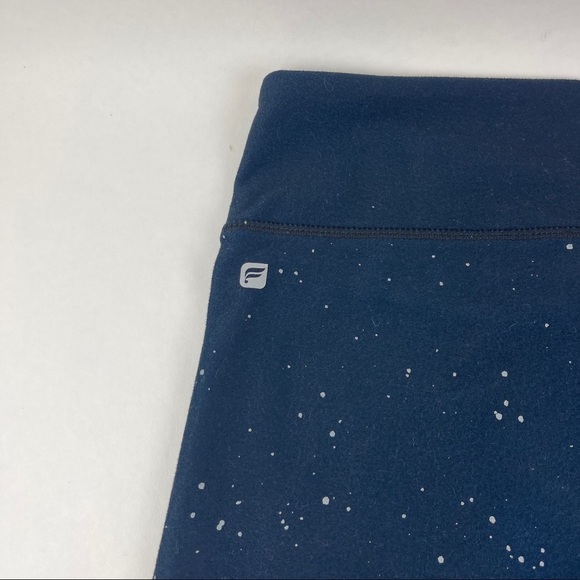 Fabletics Crop Leggings Womens Small Blue Ombre Space Pattern - Picture 9 of 10